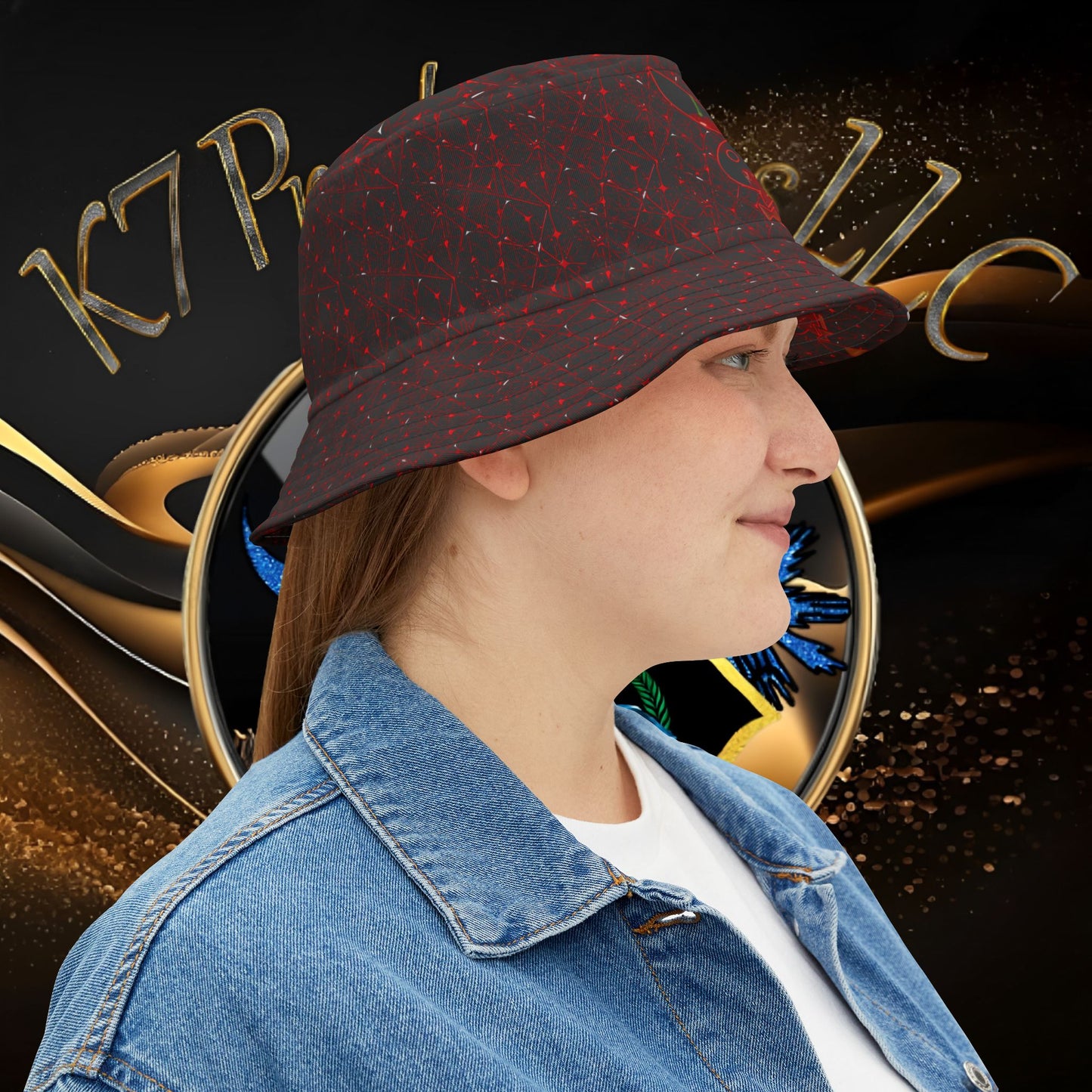 PlayBoy Cobweb Bucket Hat