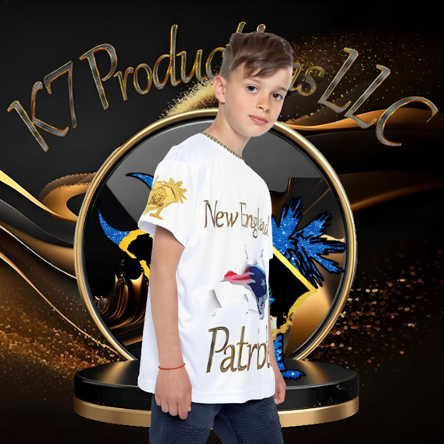 Kids Boston Fans’ Patriots Jersey
