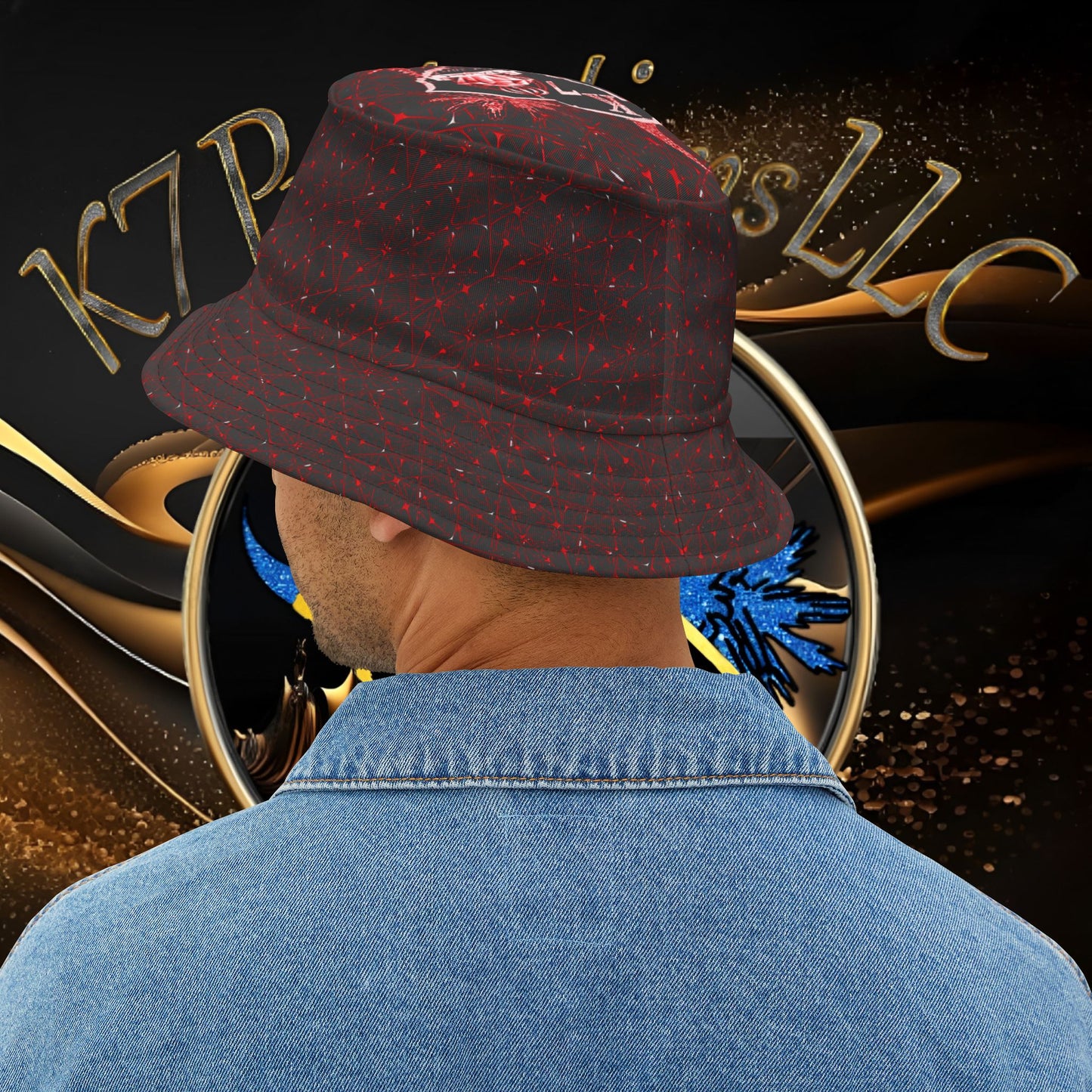 PlayBoy Cobweb Bucket Hat