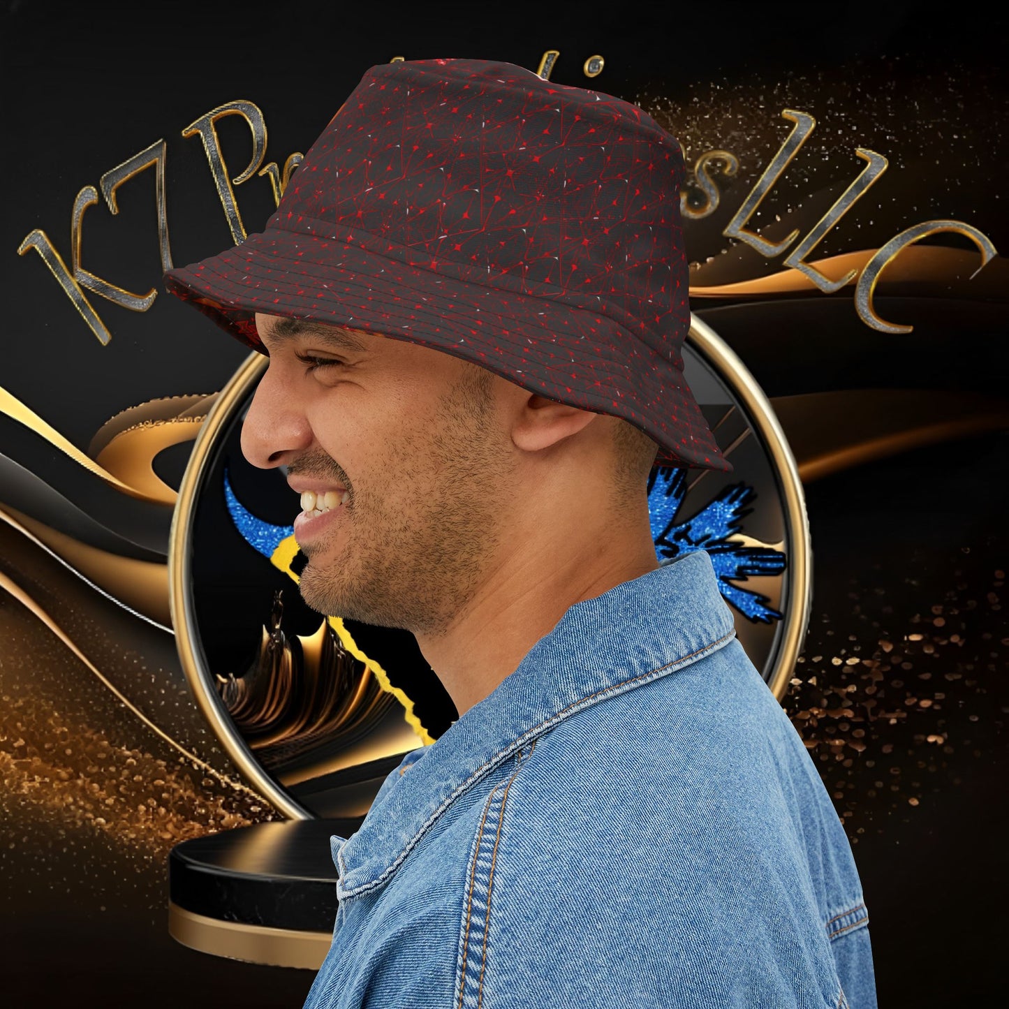 PlayBoy Cobweb Bucket Hat