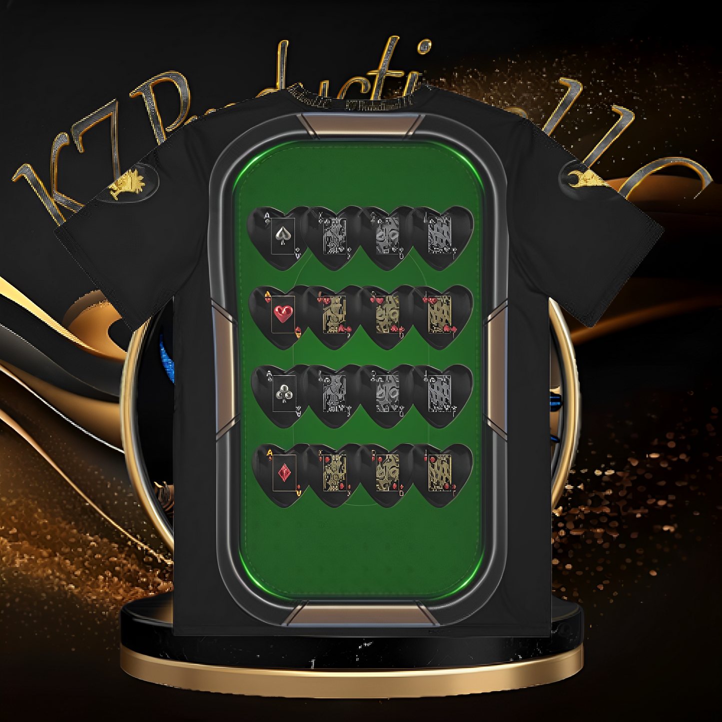 Men's Playing w/ Hearts Tee