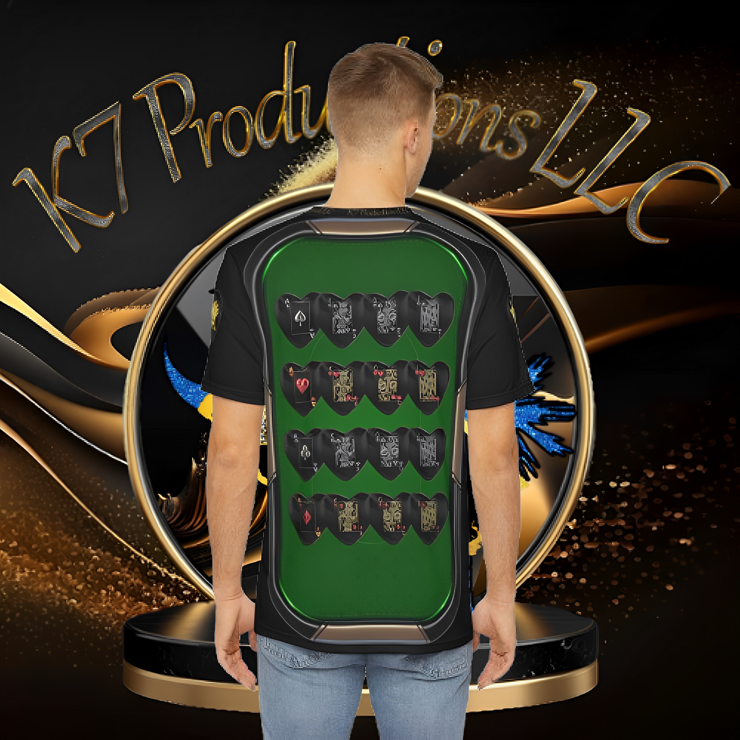 Men's Playing w/ Hearts Tee